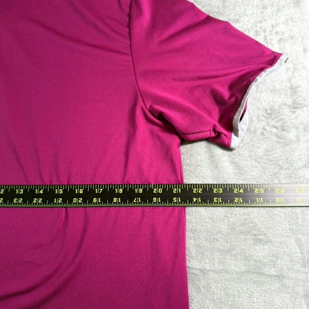 Adidas Climacool Golf Polo Shirt Las Vegas PGA Tour Pink Medium